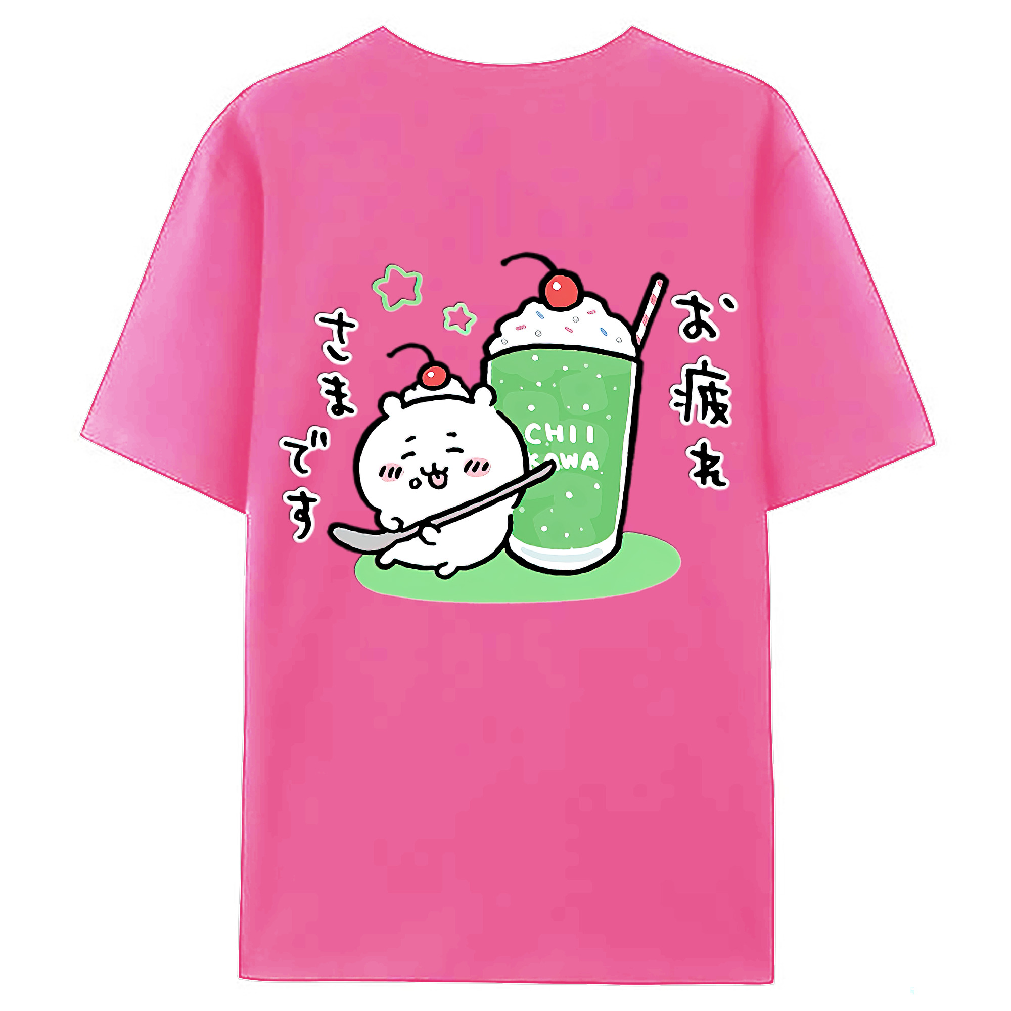 （画像用） ちいかわ ちいかわ Chii-kawa chiikawa レディース半袖Tシャツ(バックプリント)